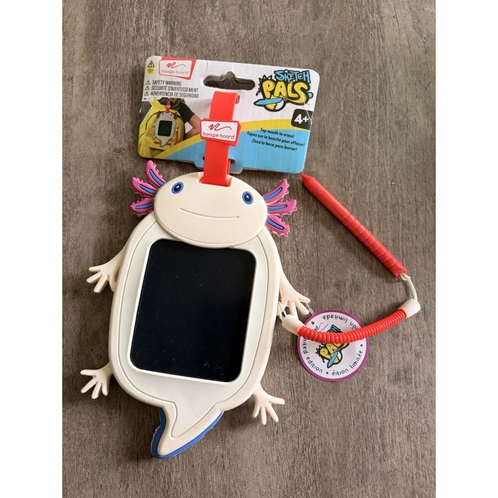 Boogie Board Sketch Pals Axol Axolotl Doodle Board Toy Draw Write Writing Lizard